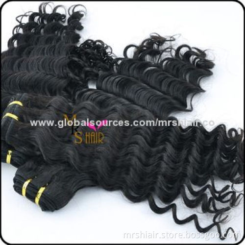 24-inch Natural Color Deep Wave Malaysian Virgin Hair